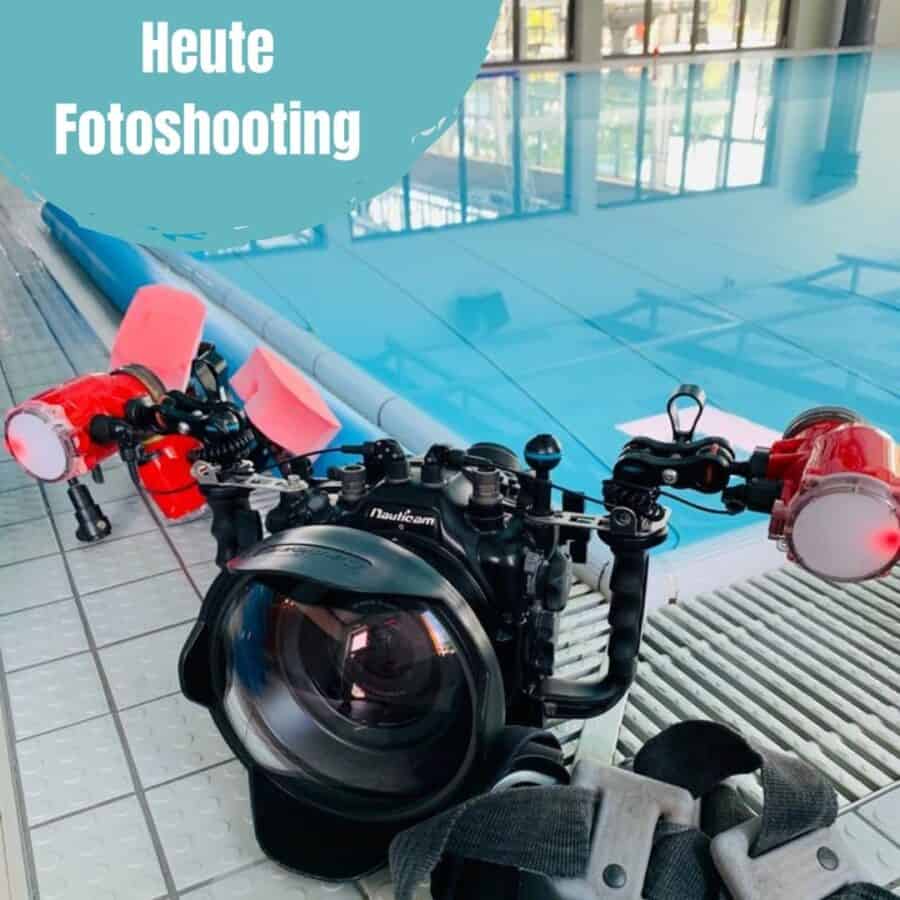 Fotoshooting im Schwimmkurs